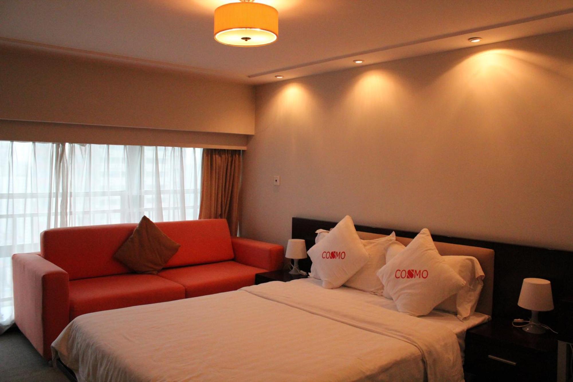 Shanghai Cosmo World Union Service Apartment Xangai Exterior foto
