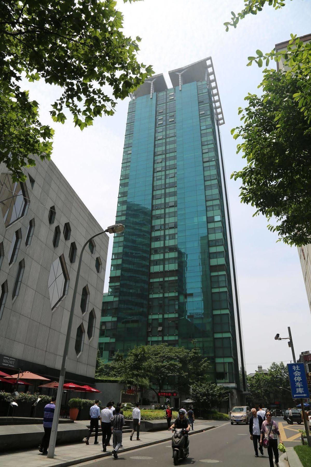 Shanghai Cosmo World Union Service Apartment Xangai Exterior foto
