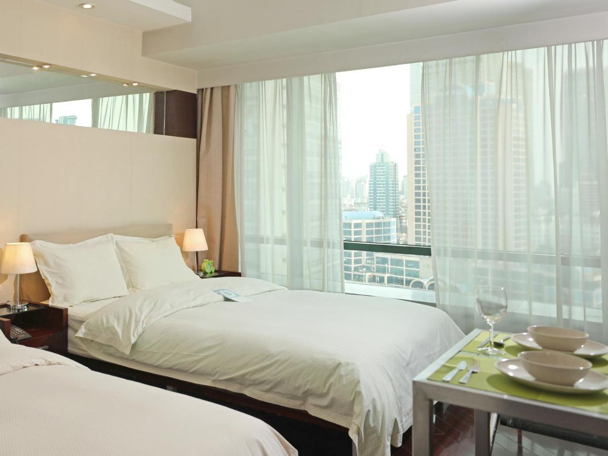 Shanghai Cosmo World Union Service Apartment Xangai Exterior foto